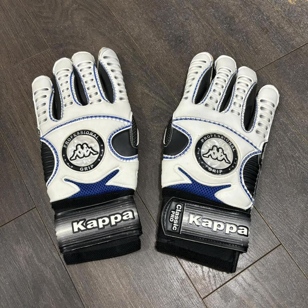 vintage kappa goalie gloves 00s